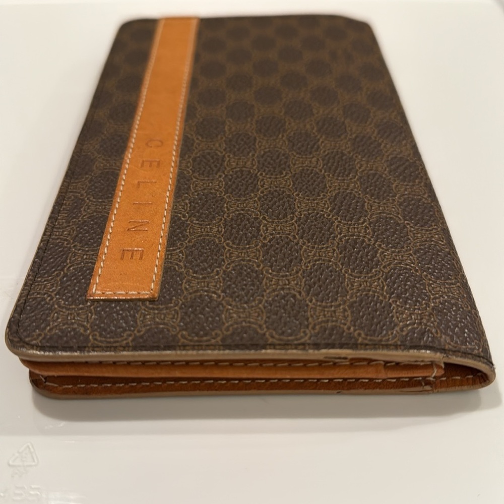 Celine Macadam Long Slim Bifold Wallet with Vachetta Leather - Picture 4 of 9